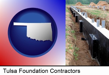 a concrete foundation in Tulsa, OK